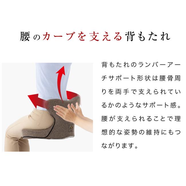 馬具マットプレミアムアドバンス(健康 座椅子 姿勢サポート 腰 背中