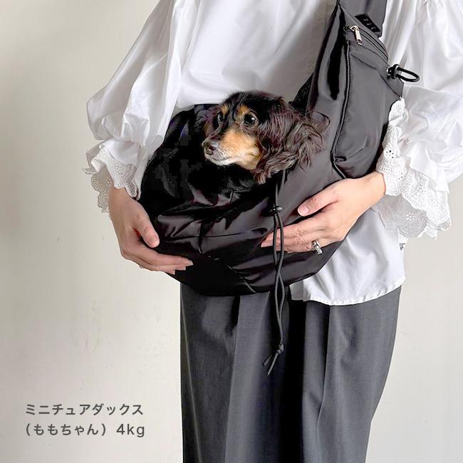 PUFF PET SLING P25001(スリング 犬 抱っこ紐 小型犬 中型犬 持ち運び