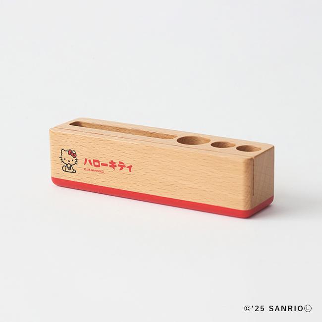 ハローキティ デスクスタンド レッド(キティ キティちゃん ペン立て