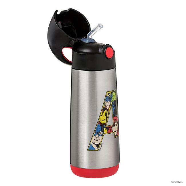 b.box ビーボックス MARVEL ステンレスボトル 500ml(水筒 ストロー