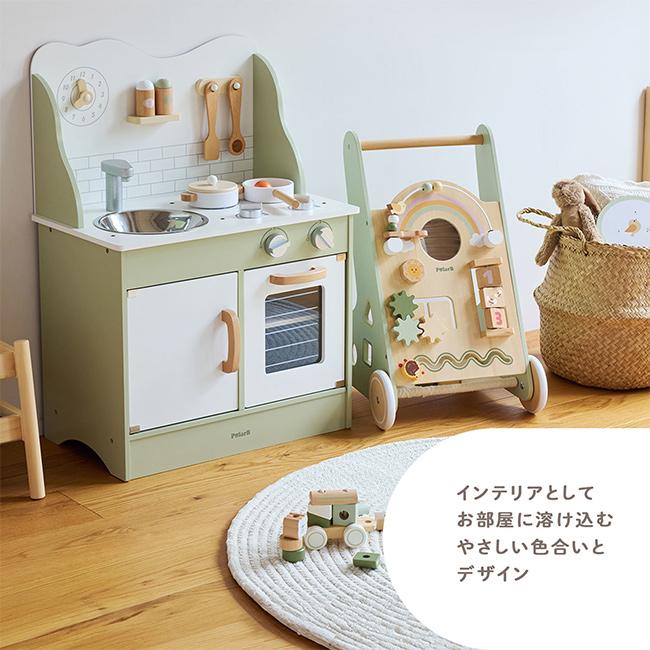PolarB おままごとキッチン TYPR44048N(おままごと キッチンセット 木製 おままごとセット ままごとキッチンセット)の画像