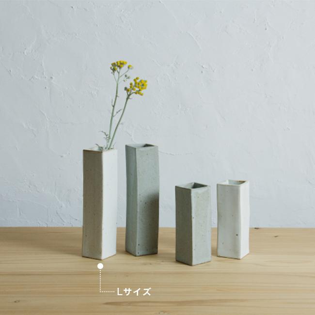 かもしか花卉店 クラフト花瓶 L(花瓶 おしゃれ 一輪挿し 陶器 フラワー