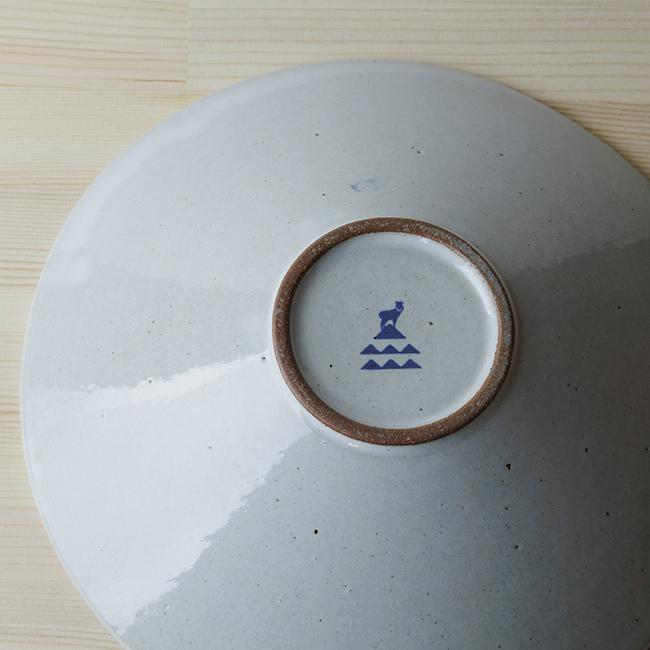 かもしか道具店 めんのお皿(蕎麦 皿 陶器 直径 23cm 食器 お皿 中皿