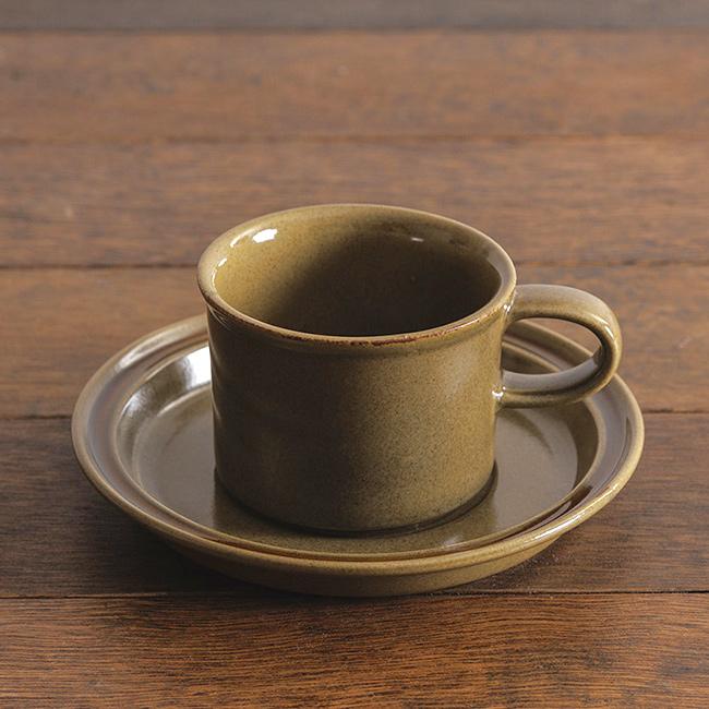 かもしか食器店 cafe カップ＆ソーサーセット 《同色2客セット