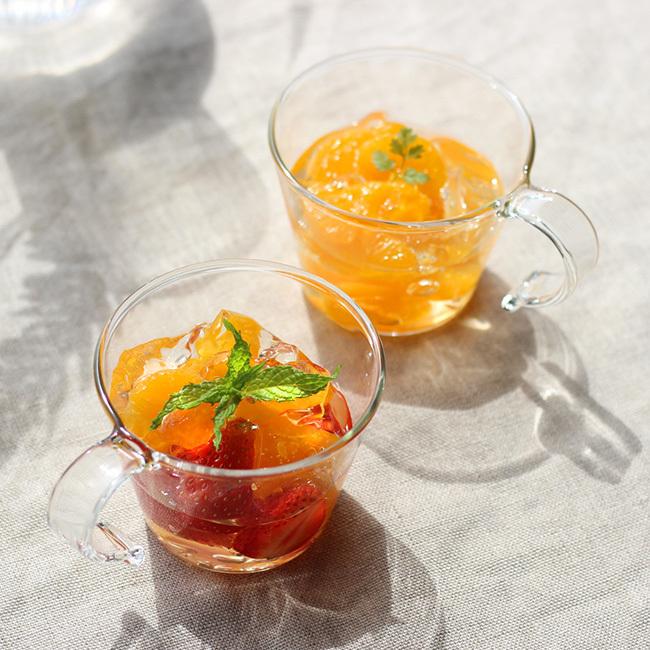 ガラス スタックカップ STC-2《2個》(耐熱ガラス カップ おしゃれ 食器