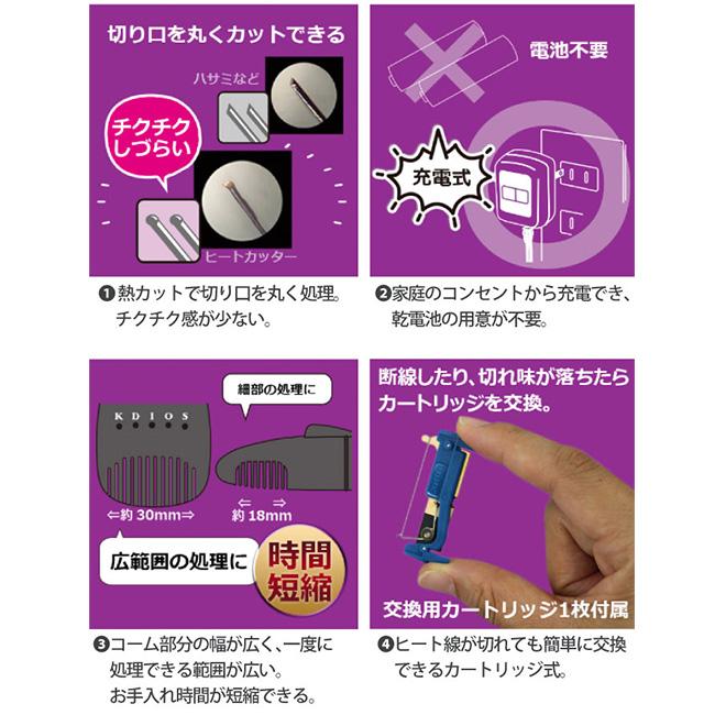 ケディオス KDIOS 男性用 グルーミング ヒートカッターZ(メンズ