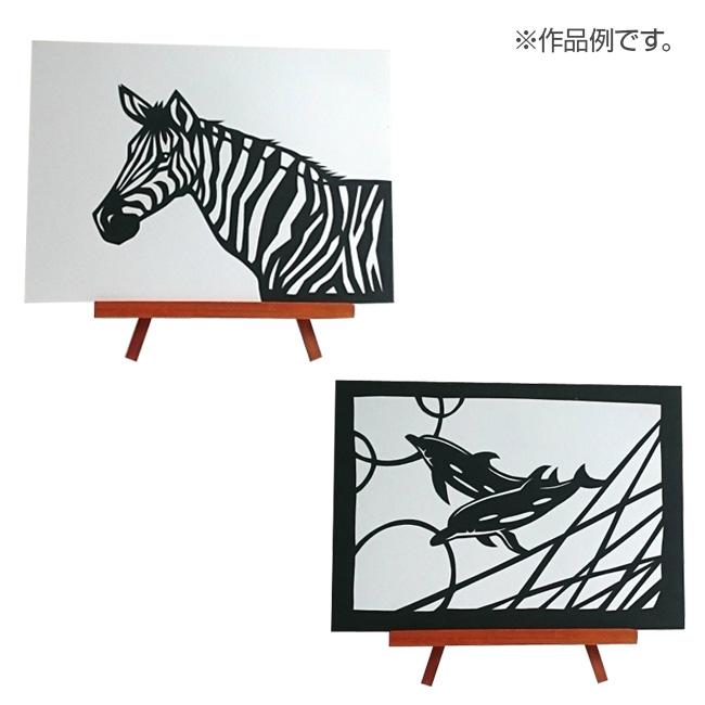 切り絵スターターキット(初心者にも手軽に体験できる切り絵セット 切り