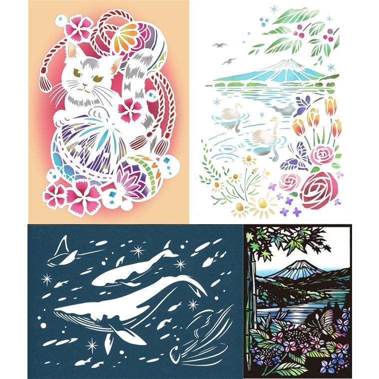 切り絵まるごとキット大 ホワイト ブルー ブラック 切り絵キット 大人の脳トレ 遊び インテリアとしも美しい Ki428 キレイスポット 通販 Yahoo ショッピング