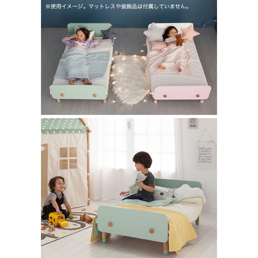 HOPPL bebed Kids ホップル キッズベッド HK-BED(木製 ベッド おしゃれ キッズ 子供部屋 寝具 子供 子ども かわいい キッズベッド  こども 子供用ベッド) :KI519:キレイスポット - 通販 - Yahoo!ショッピング