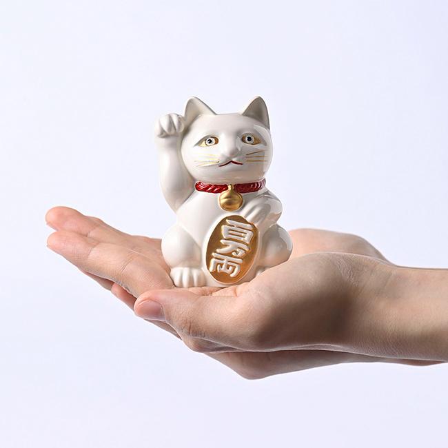 銀雅堂 開運厄除 招き猫 02(まねき猫 置物 赤 白 まねきねこ 銀雅堂 開運厄除 招き猫 02(まねき猫 置物 赤 白 まねきねこ