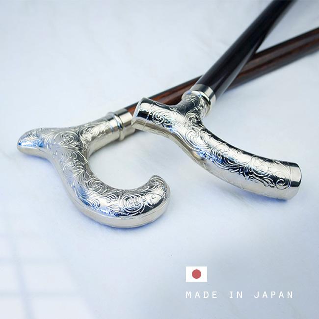 特価【新品】流線型が美しい木製杖　持ち手：縞黒檀製 ステッキ 黒檀のおすすめ人気商品一覧 通販 - Yahoo!ショッピング