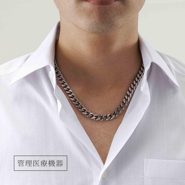 純チタン 極太 喜平 磁気ネックレス(管理医療機器 健康アクセサリー 