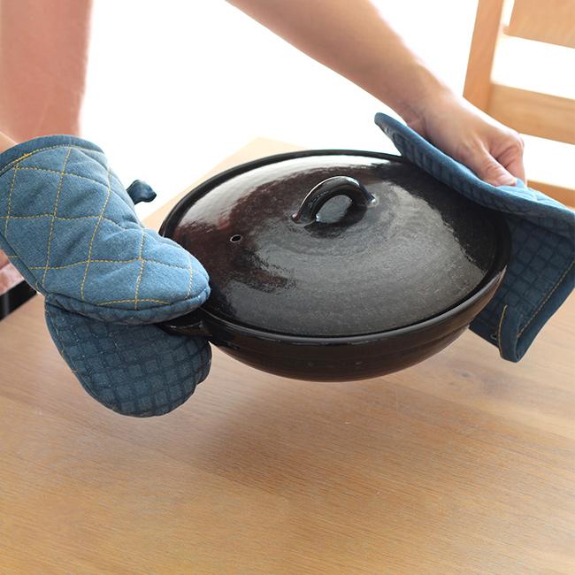 4th-market コセール 9号鍋(4th market 萬古焼 土鍋 9号 3〜4人 サイズ