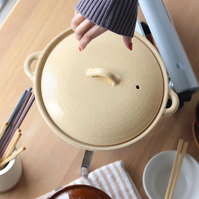 4th-market コセール 9号鍋(4th market 萬古焼 土鍋 9号 3〜4人 サイズ