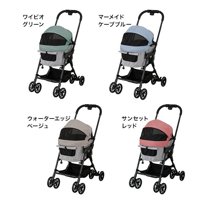 [中古] コンビ ペット用カート ミリミリキャリ― combi-milimilicarry-red サンセットレッド【可(C)】 combi - [中古] コンビ ペット用カート ミリミリキャリ― combi