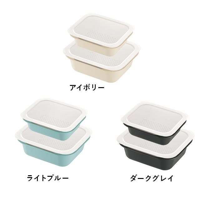リッチェル コランダー&バット レクタングル フタ付 M・Lセット リッチェル コランダー&バット レクタングル フタ付 M・Lセット