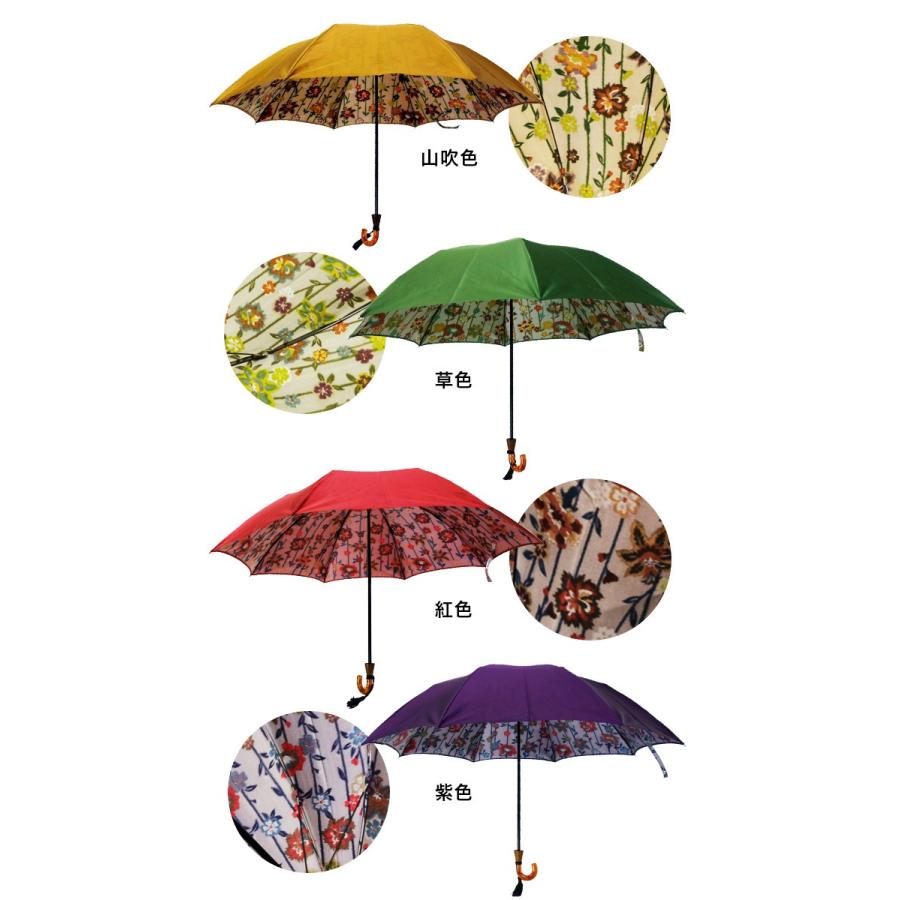 小宮商店 甲州織裏ほぐし織 和花柄 折傘 婦人 女性 レディース 折りたたみ傘 折り畳み傘 ファッション 小物 Ko738 キレイスポット 通販 Yahoo ショッピング