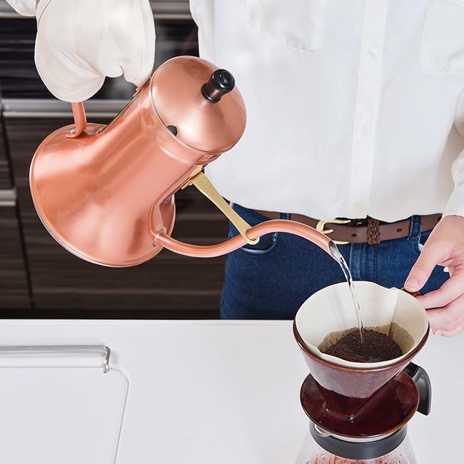 想像を超えての Copper100 Ih対応口細ドリップポット1 1l Ih 115 コーヒードリップポット Ih対応 銅製 ドリップポット お1人様1点限り Kuljic Com