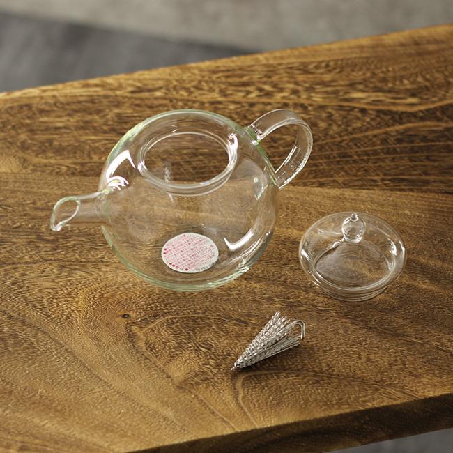 紅茶ポット0.5L QPW-5(耐熱ガラス ティーポット おしゃれ ガラスポット