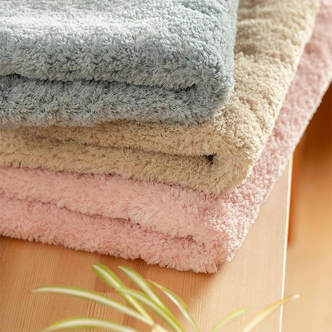 コスモトロン バスマット 65×65cm(お風呂 マット 正方形 日本製