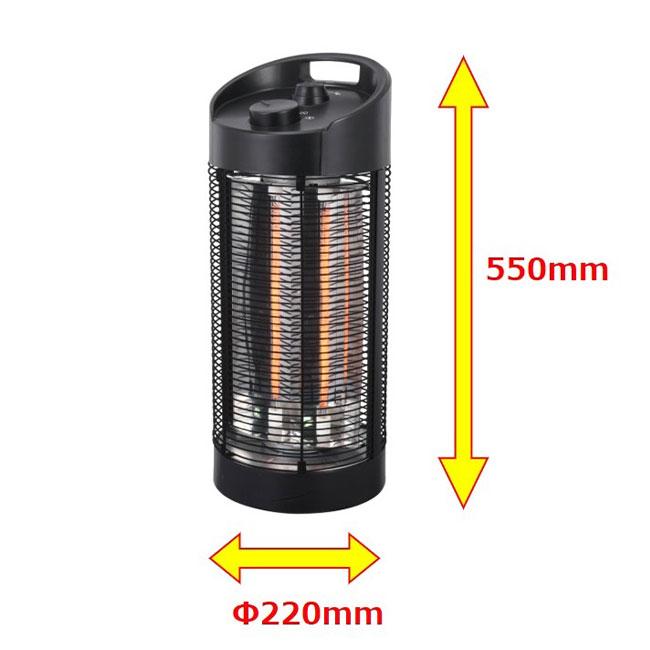 クレスター サラマンダー ヒーター HEAT-Z-1218(防水 屋外 暖房 ヒーター 大型 首振り 足元 赤外線ヒーター 家庭用)｜kireispot｜02