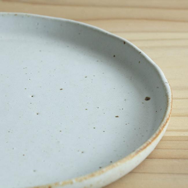 クラフト石川 19cm 切立皿(萬古焼 お皿 ケーキ皿 ケーキ 中皿 食器