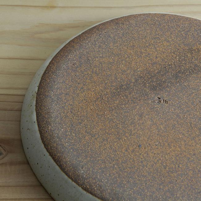 クラフト石川 19cm 切立皿(萬古焼 お皿 ケーキ皿 ケーキ 中皿 食器