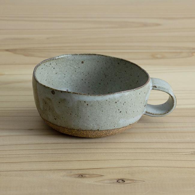 クラフト石川 たたら 手つきスープ 300cc(スープカップ 陶器 小さめ