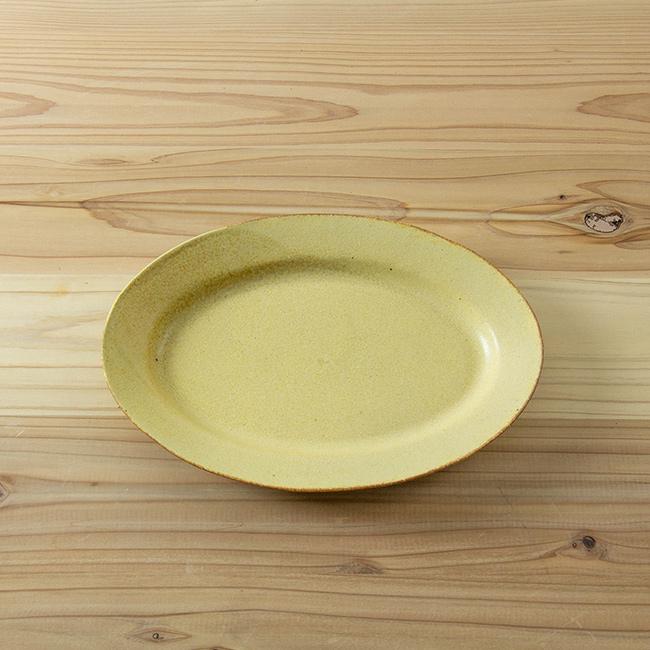 クラフト石川 たたら 楕円皿(プレート 楕円 皿 27cm パスタ皿 おしゃれ