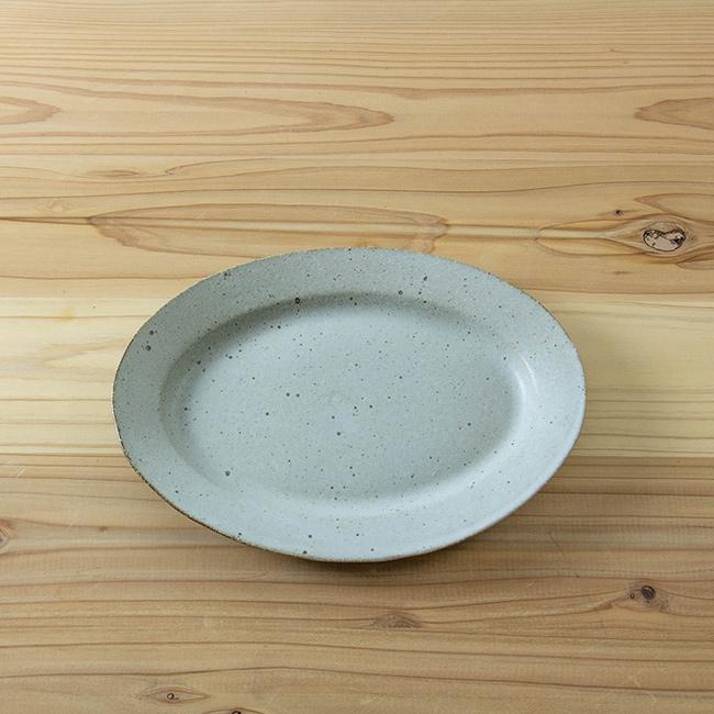 クラフト石川 たたら 楕円皿(プレート 楕円 皿 27cm パスタ皿 おしゃれ