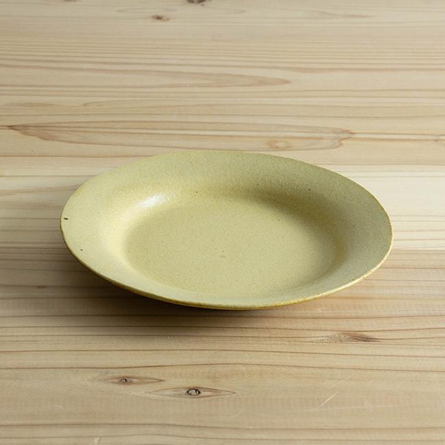 クラフト石川 たたら 18cm リム皿 丸(リム皿 平皿 おしゃれ リム