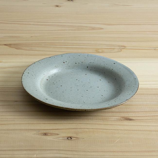 クラフト石川 たたら 18cm リム皿 丸(リム皿 平皿 おしゃれ リム