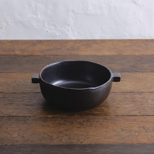 クラフト石川 耐熱 手付きグラタン S(グラタン皿 一人用 日本製 直火OK