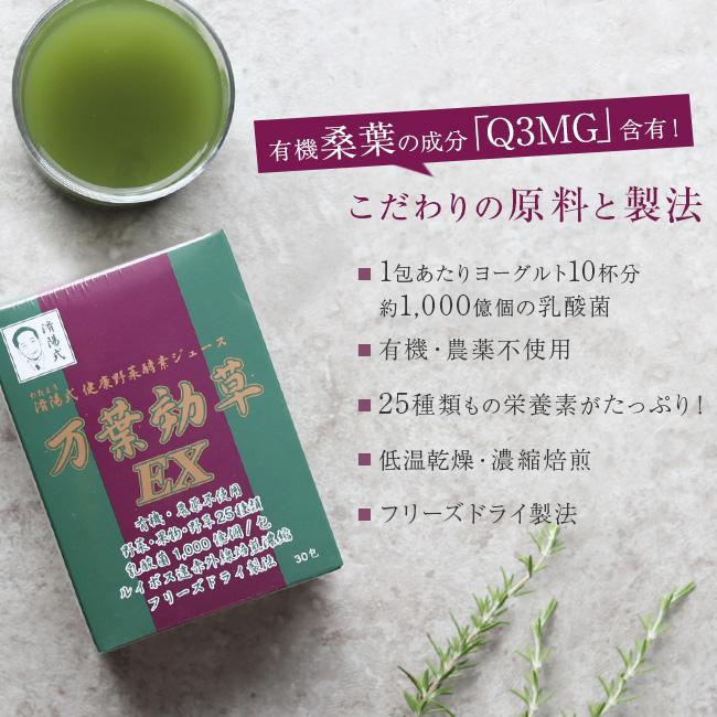 済陽式 万葉効草EX 《3箱セット》(青汁 乳酸菌 酵素ドリンク 国産 済陽 