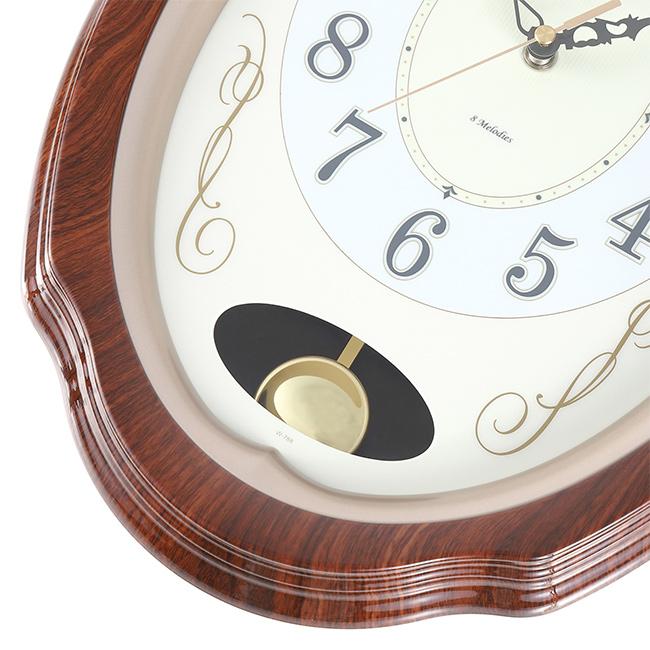 MAG マグ 振り子電波壁掛け時計 我が家の演奏会(電波時計 振り子時計