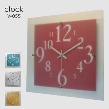 ミスティナンバークロック 電波時計 V-055(文字盤の文字が浮かび上がる