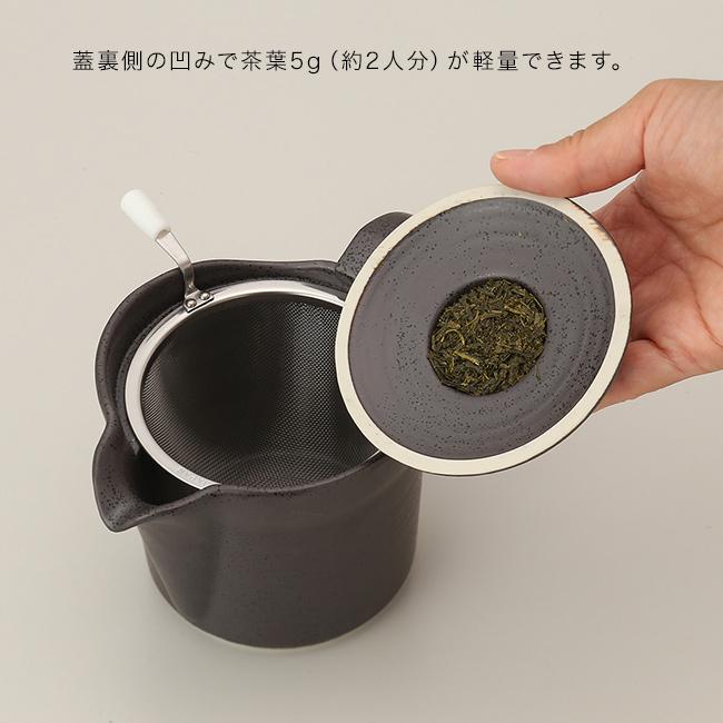 美濃焼 急須 こだわりの楽急須(日本製 陶器 350ml 洗いやすい 茶こし