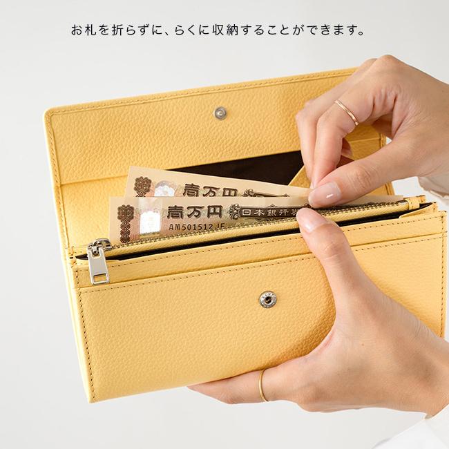 MILAGRO シュリンクレザー ギャルソン長財布(長財布 薄い コンパク
