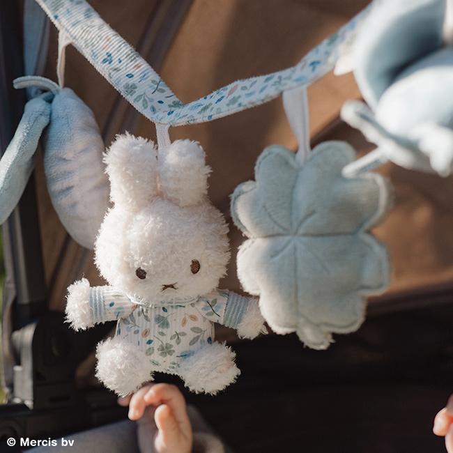 ミネロンの育児玩具　ベビーペット　ミミ付き　ラバードール　昭和レトロ miffy × Little Dutch ストローラートイ(ミッフィー 布おもちゃ