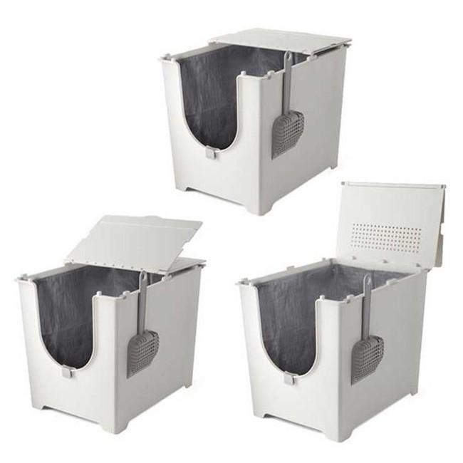 モデキャット フリップ リターボックス 猫 トイレ おしゃれ 猫トイレ本体 家具 におい対策 猫トイレ 猫砂 砂飛び散り防止 Mo380 キレイスポット 通販 Yahoo ショッピング