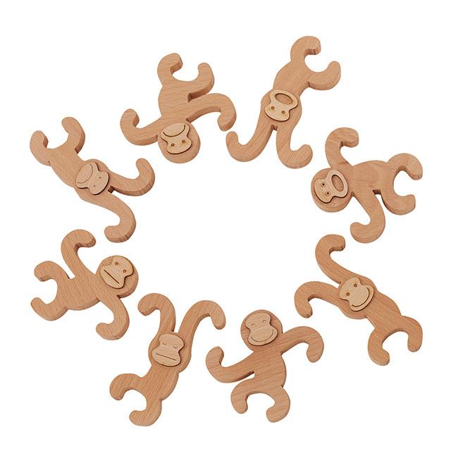 Mocco モッコ ぶら下がりお猿だョ 全員集合 Nh 05 おもちゃ 猿 サル 木 女の子 男の子 知育玩具 3歳 3才 木製 知育 即納 Mo428 キレイスポット 通販 Yahoo ショッピング