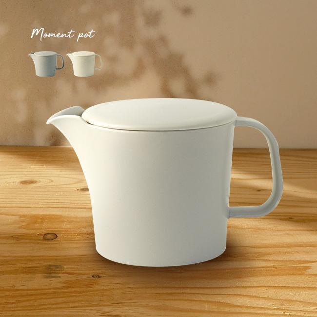 KONARE moment pot 470ml(モーメント ポット 美濃焼 磁器 急須