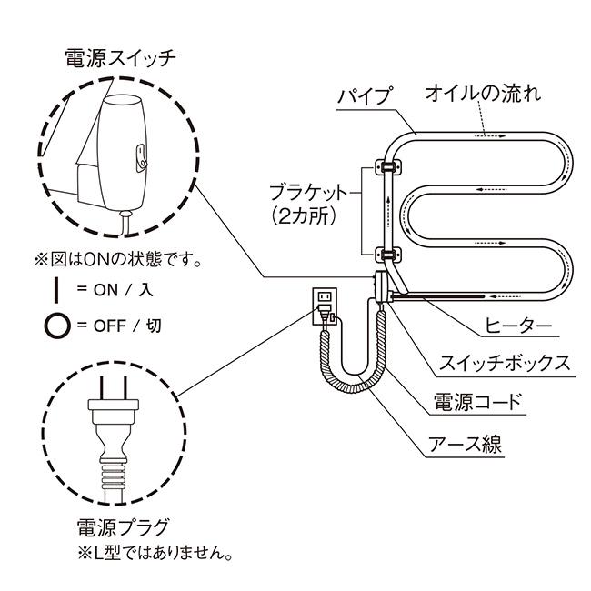 森永タオルウォーマー TS-Pivot クローム(タオルウォーマー 森永
