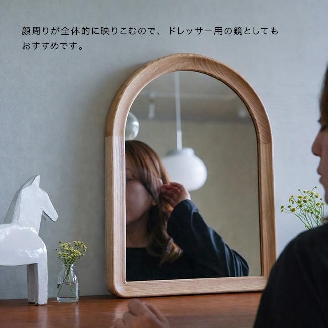 MOI wall mirror arch(ミラー 鏡 壁掛け おしゃれ ビス 洗面 賃貸