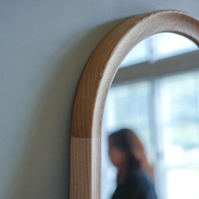 MOI wall mirror arch(ミラー 鏡 壁掛け おしゃれ ビス 洗面 賃貸