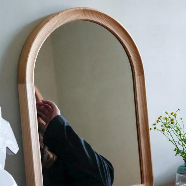 MOI wall mirror arch(ミラー 鏡 壁掛け おしゃれ ビス 洗面 賃貸