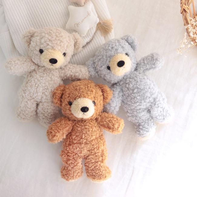 日本製 くまのぬいぐるみ クマのフカフカ Sサイズ(くま ぬいぐるみ