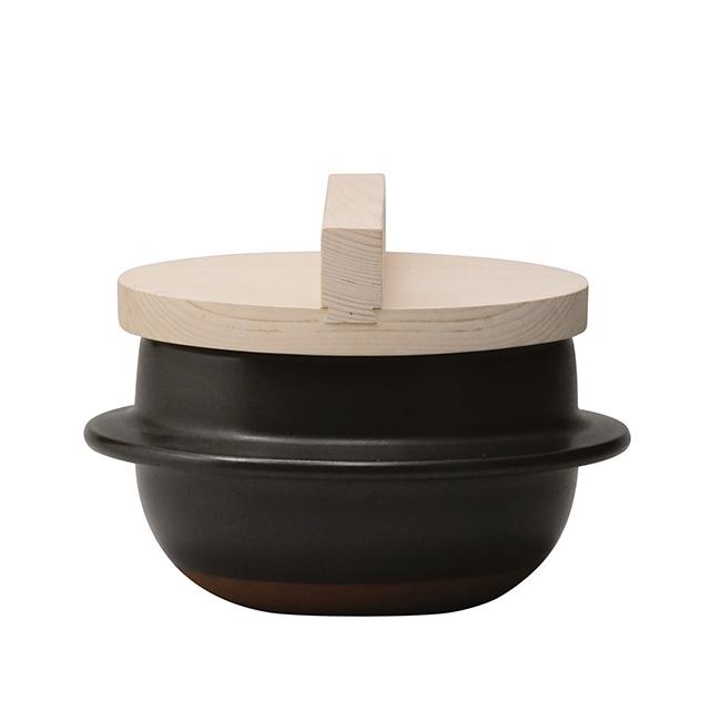 日常茶飯器 羽釜 ごはん鍋 1合(萬古焼 万古焼 ご飯鍋 日本製 炊飯 鍋 一合炊き ガス対応 直火 ガス 土鍋 ご飯 1〜2人用) 即納 |  | 01