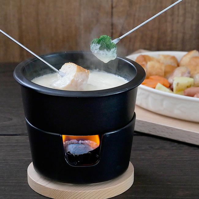 日常茶飯器 一人鍋 コンロセット 0100-0032(いろり鍋 一人用 一人用鍋