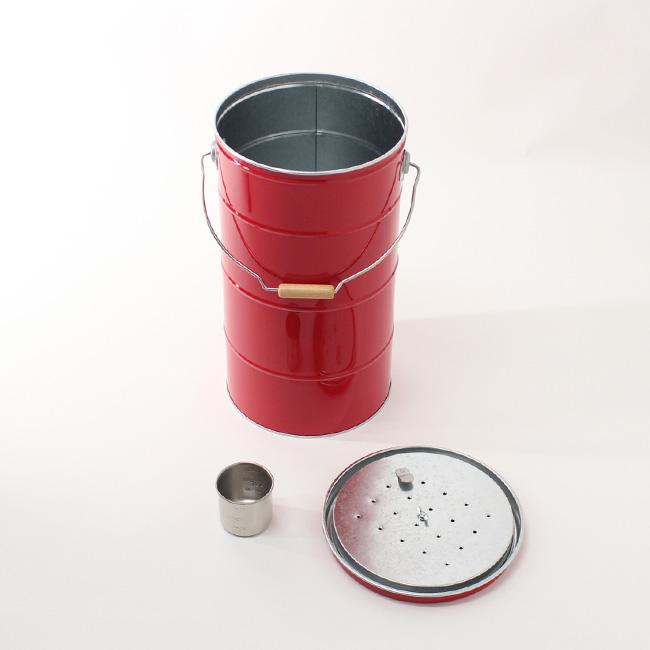 正規品 OBAKETSU オバケツ ライスストッカー 10kg(トタン 米びつ 米櫃